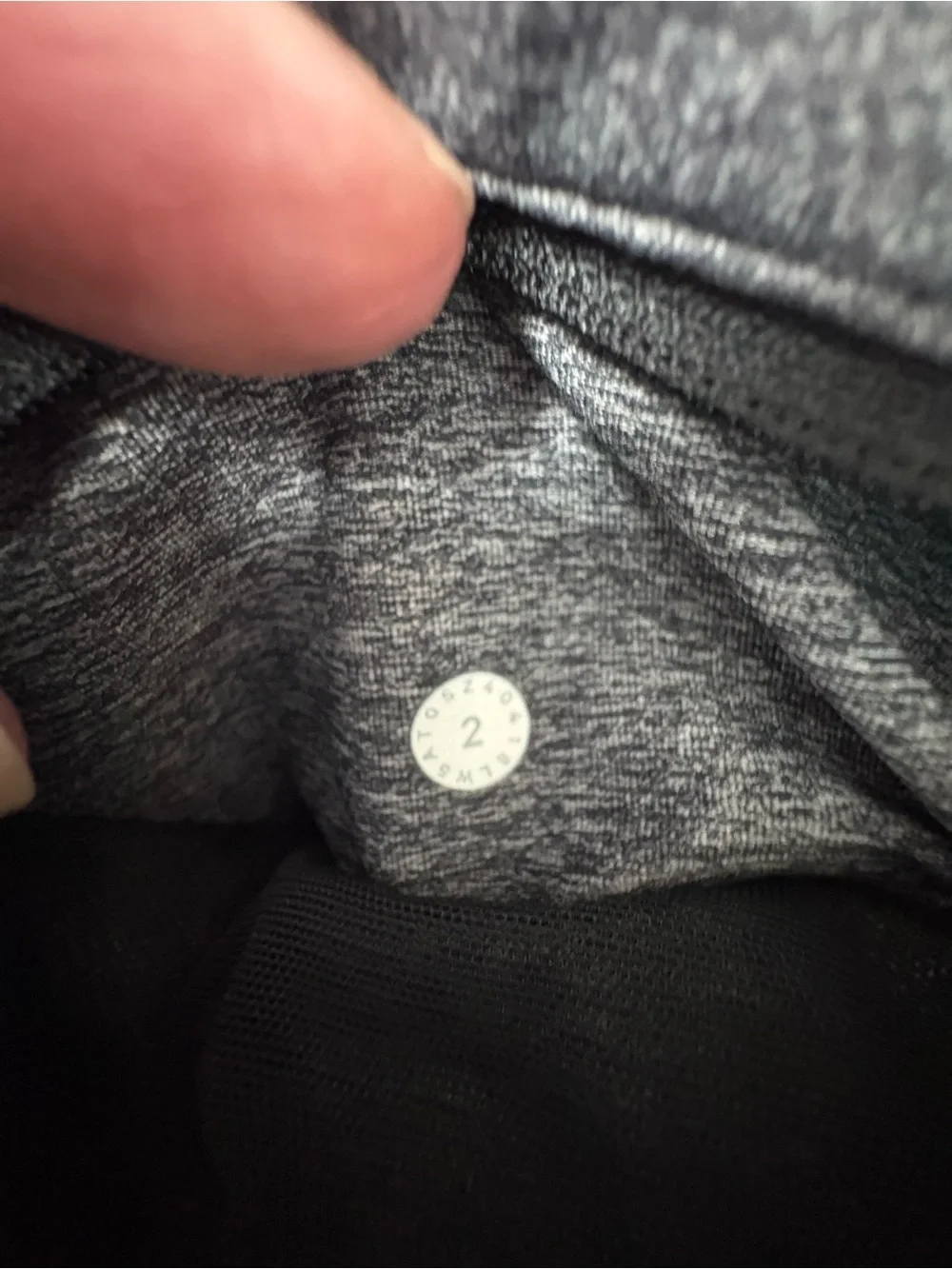 Lululemon gray leggings size 2